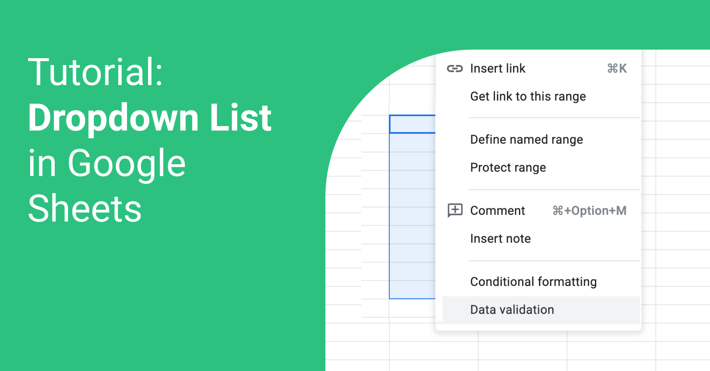 create a dropdown list from a spereate sheet excel for mac