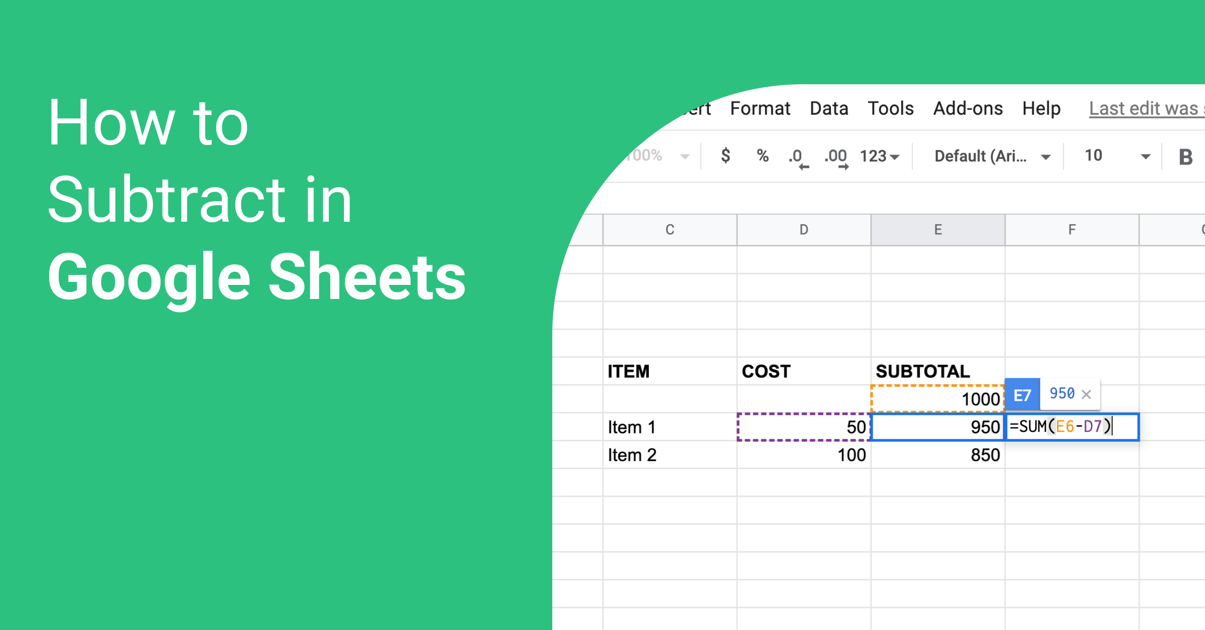 How To Subtract In Google Sheet Visual Tutorial Blog Whatagraph