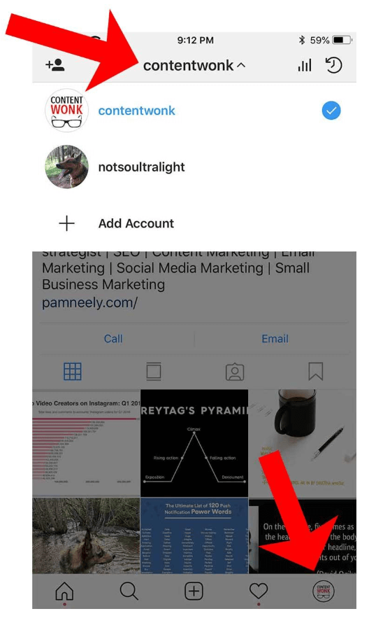 How to switch between Instagram accounts on Instagram
