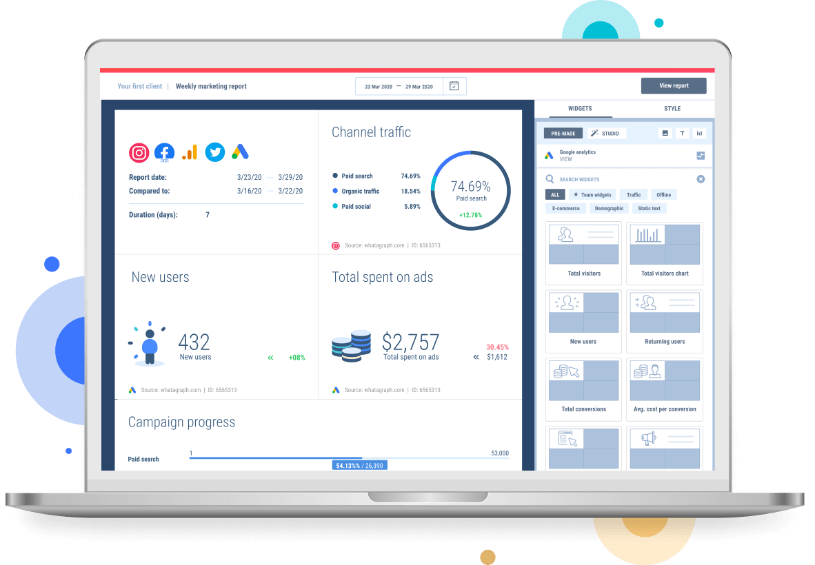 timecamp real time dashboard