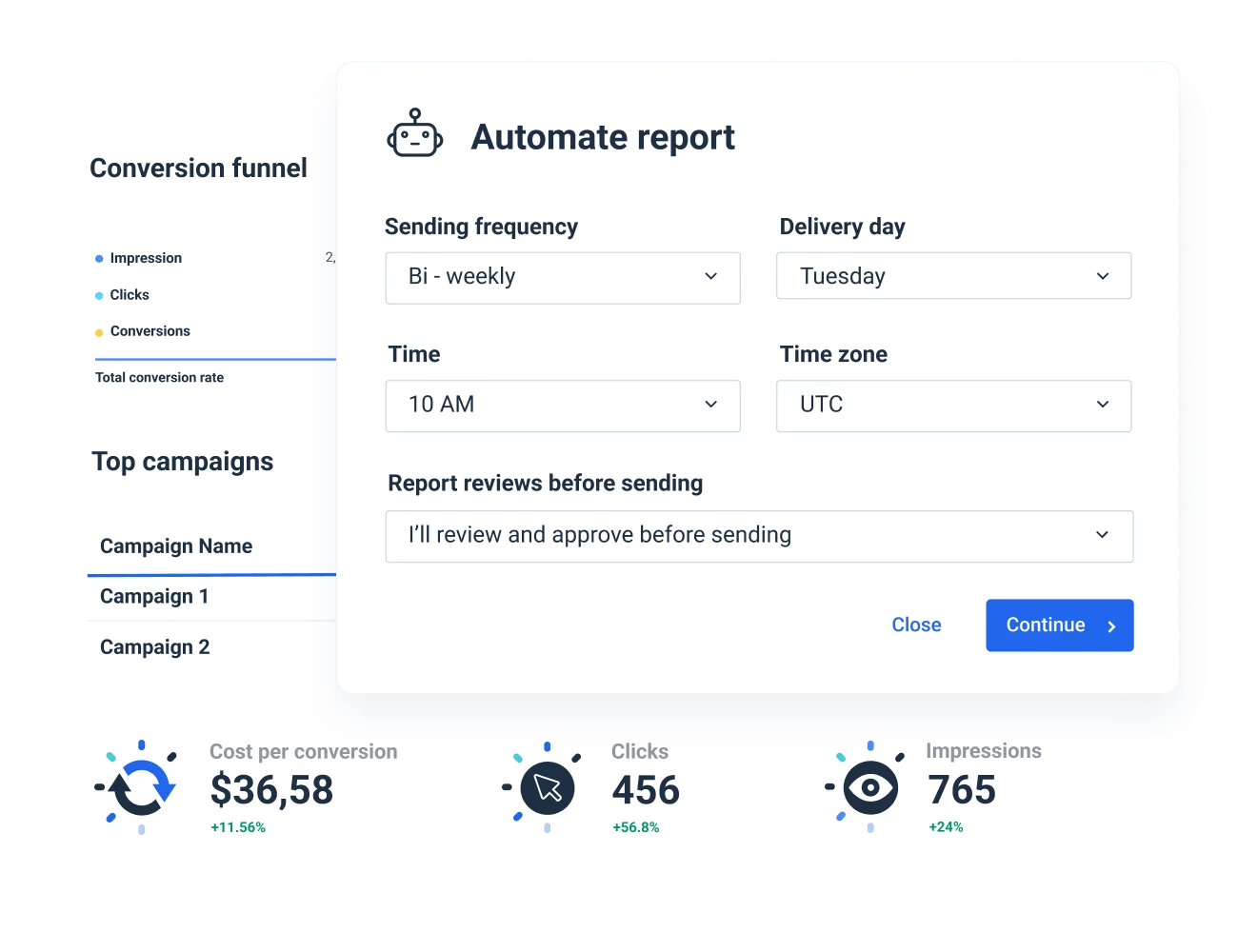 Google Ads Report Automation – Whatagraph.