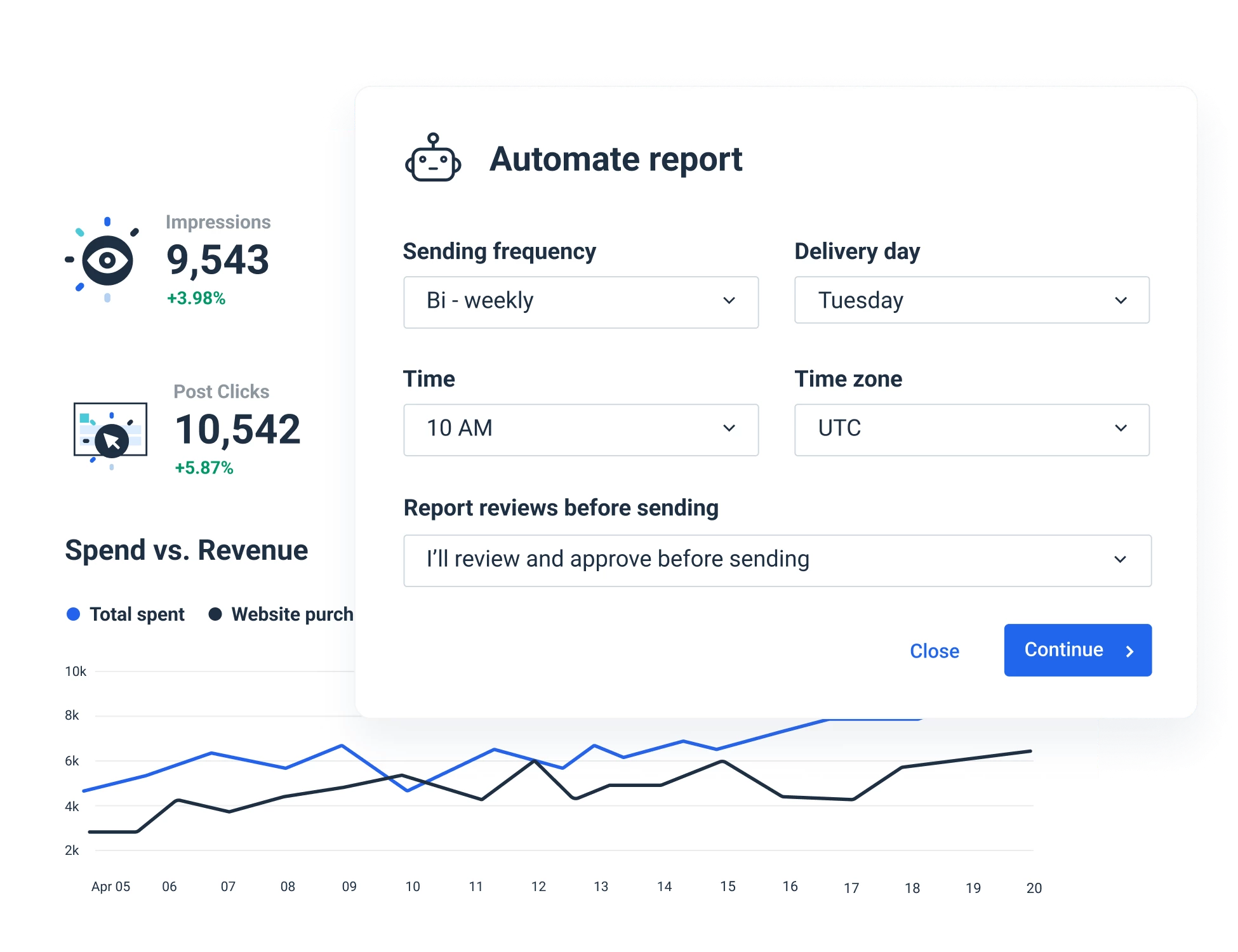 Facebook Ads Report Template for Agencies