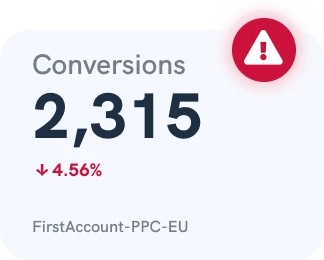 View conversions with quick marketing insights on your dashboard