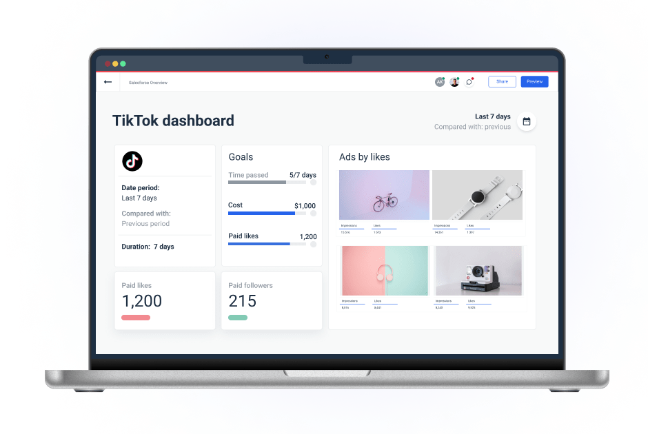 Tiktok Shop Affiliate Program Dashboard